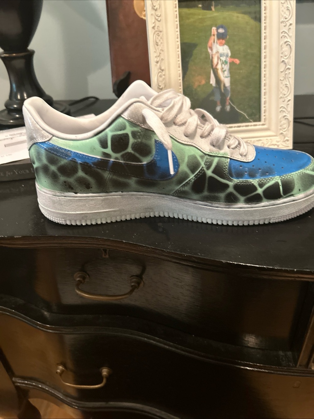 Nike mens Air Force 1 Low - custom shoe - Picture 3 of 5